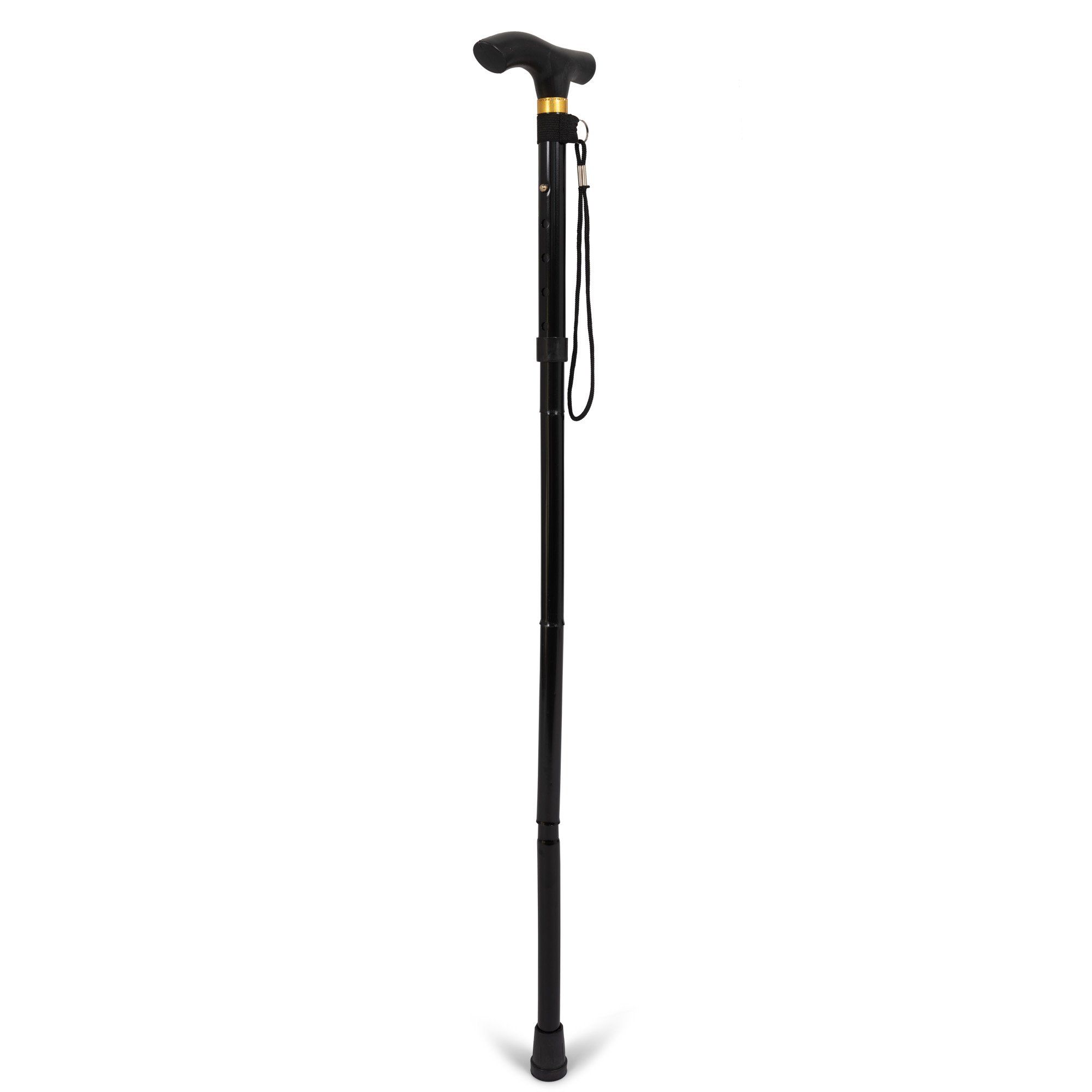 Back view of the Dunimed Walking Stick Ergonomic Handle - Foldable