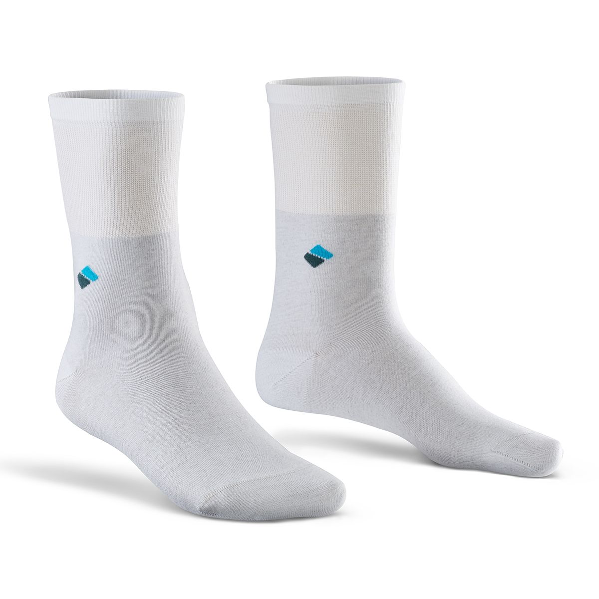 bonnysilver diabetic silver socks in white double socks