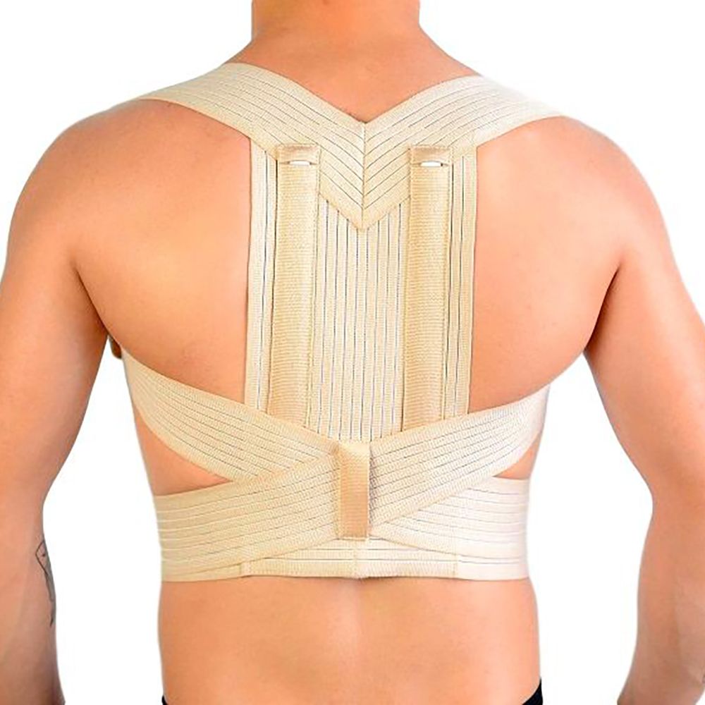 novamed ventilating back straightener posture corrector back view zoomed out