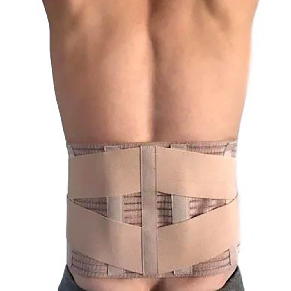 super ortho back support with busks braced turned inside out for picture