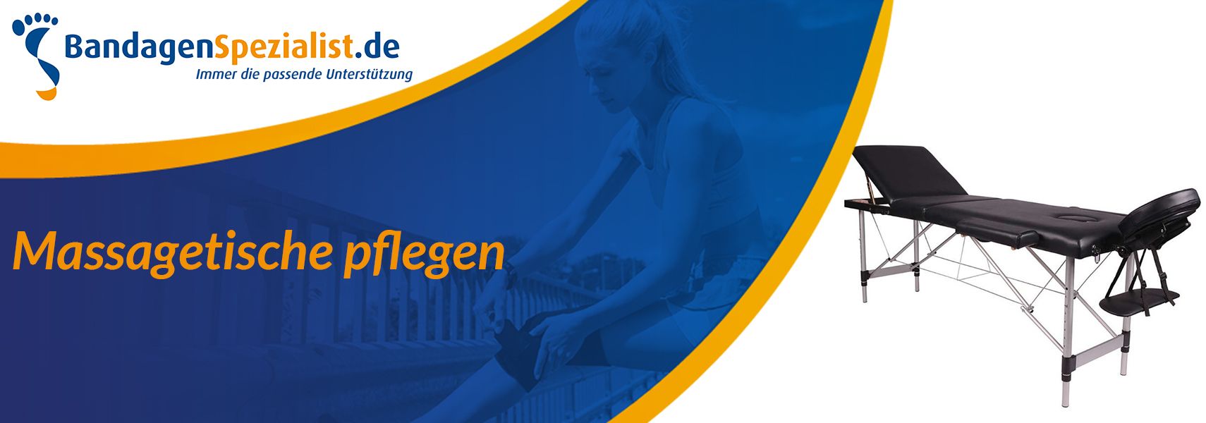 Massagetische pflegen