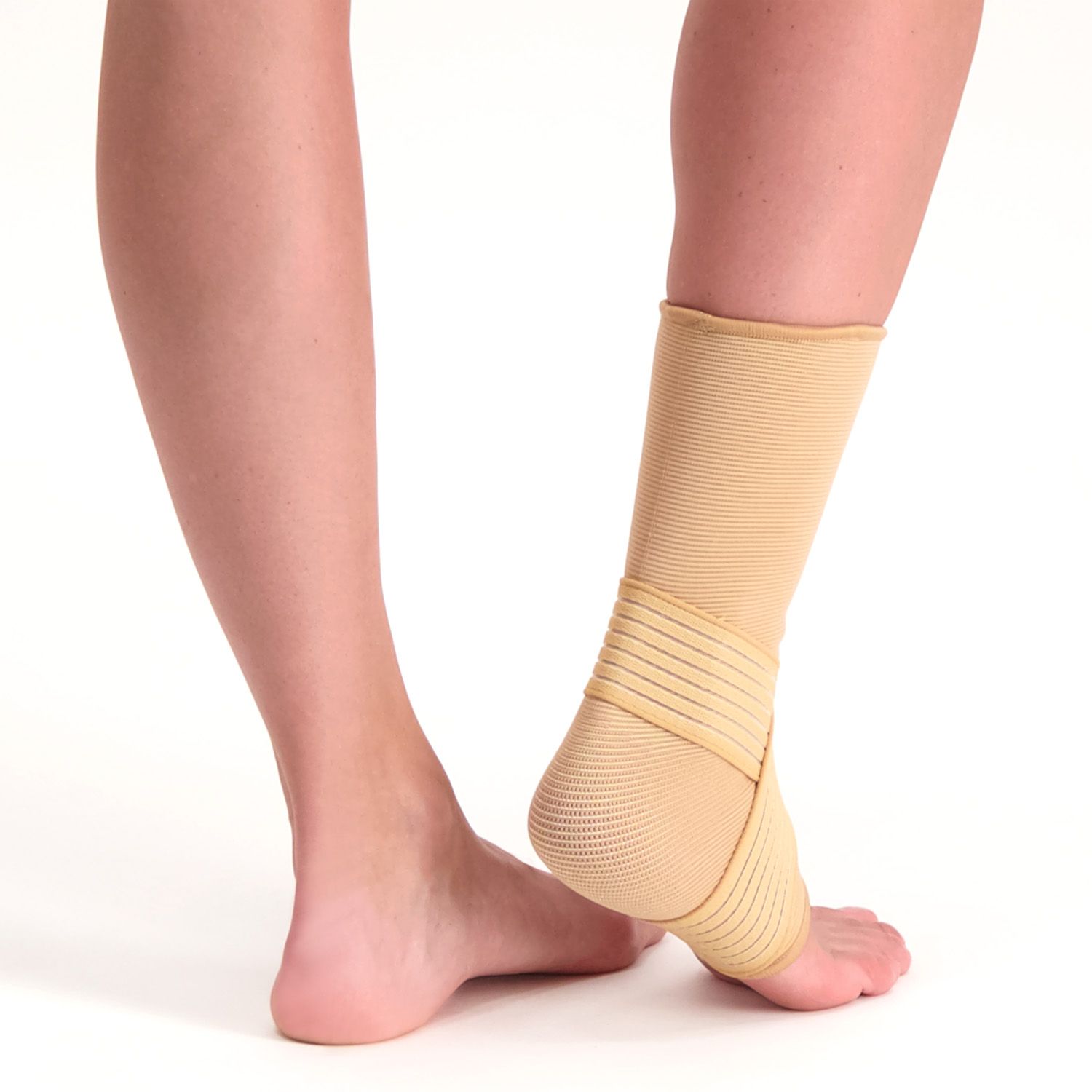 Medidu Premium Sprunggelenkbandage beige achterseite