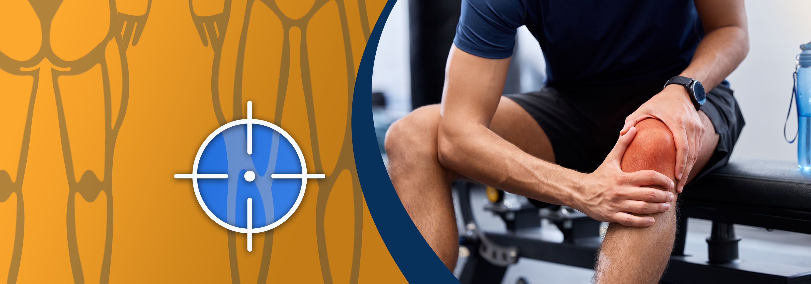 What can you do for muscle pain in the knee