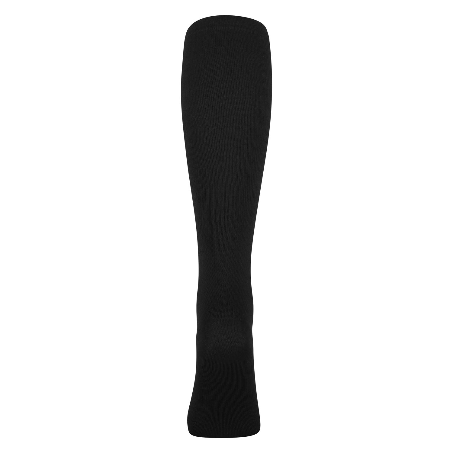 Front view of the Support Stockings / Travel Stockings - Closed Toe - Black