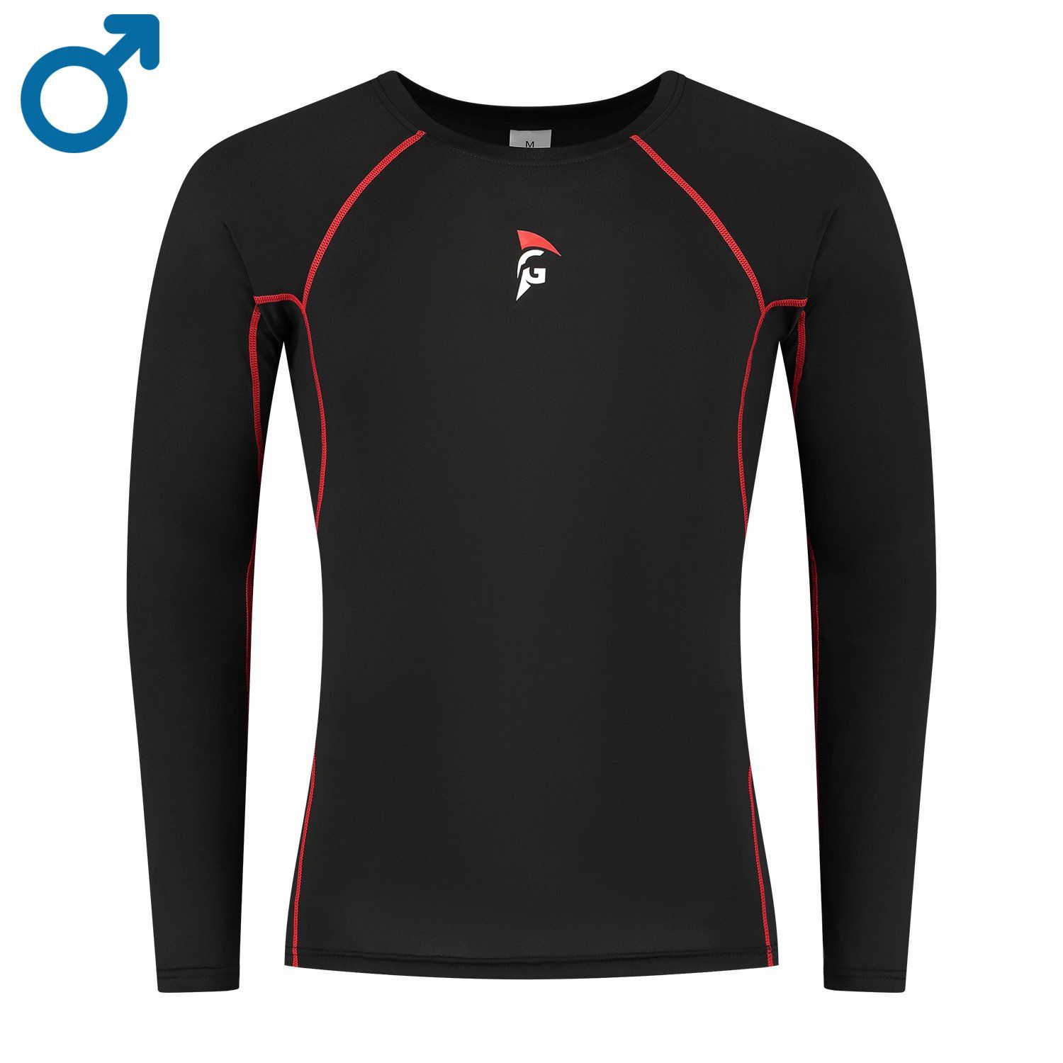 gladiator sports longsleeve compression top for men front