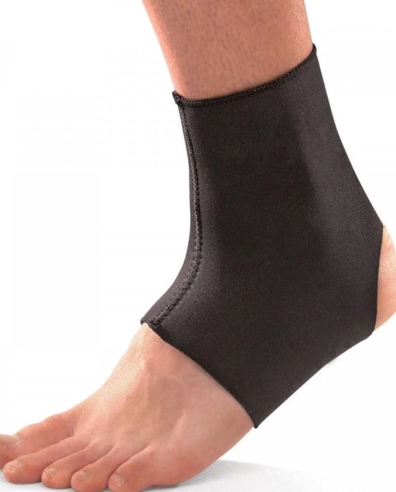 The Medidu Ankle Support worn on the left ffoot