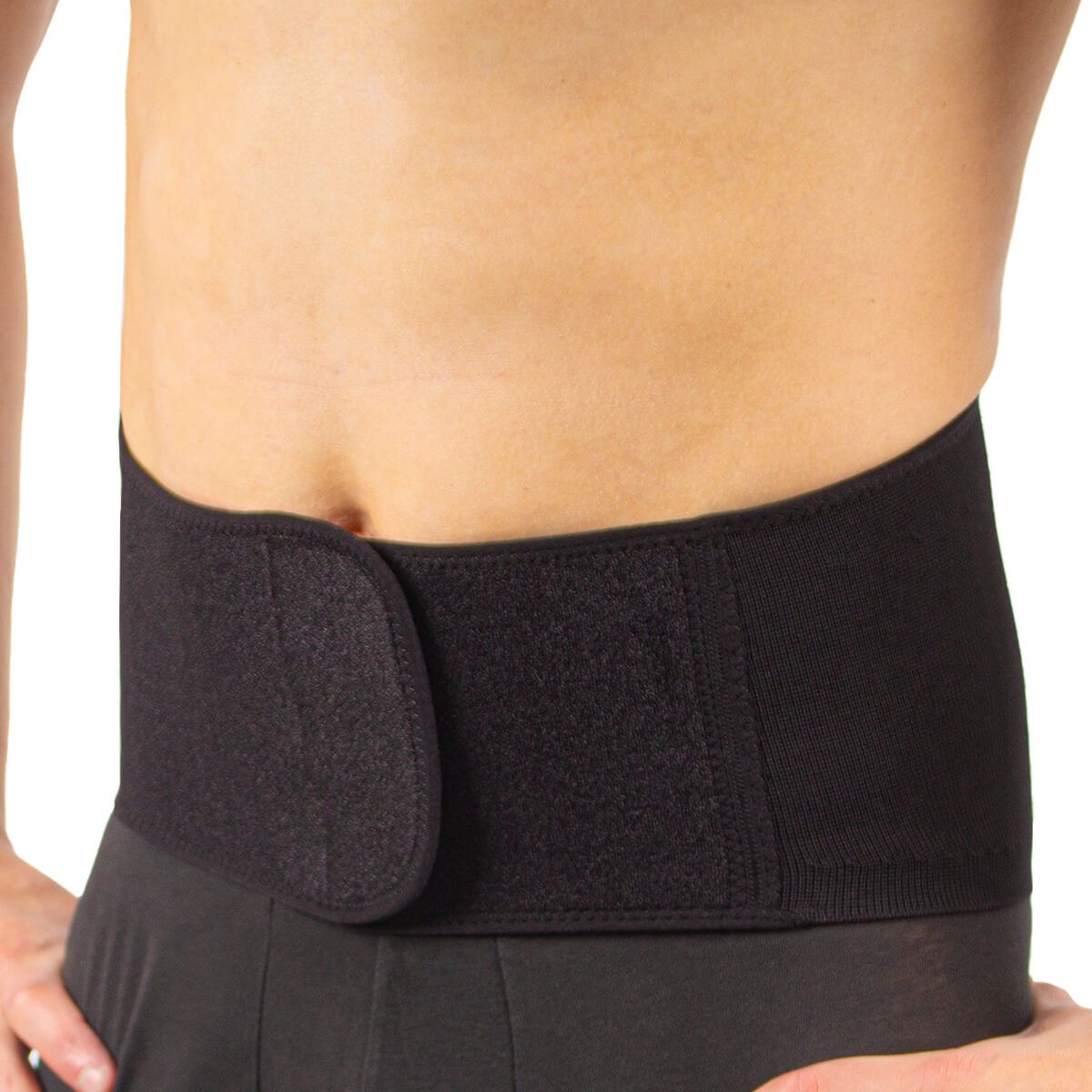 medidu premium comfort back support in black