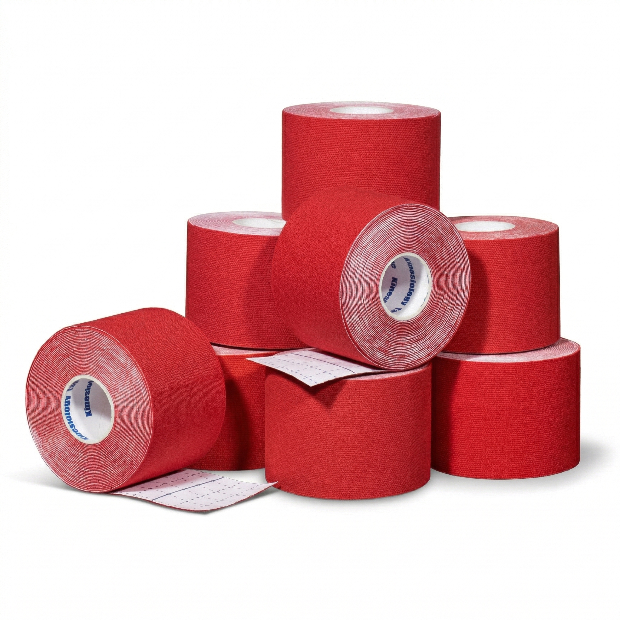 Kinesiology tape 6 rolls plus 2 rolls for free for sale Red