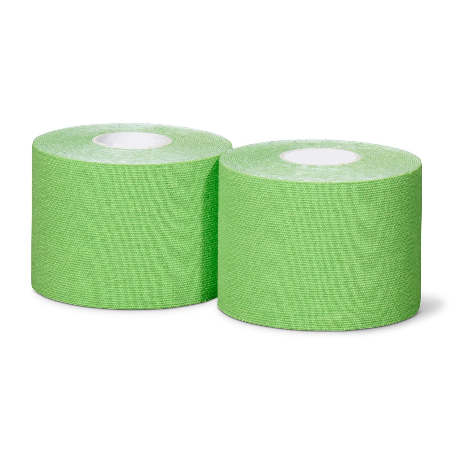 Two rolls in green of the Gladiator sports kinesiology tape