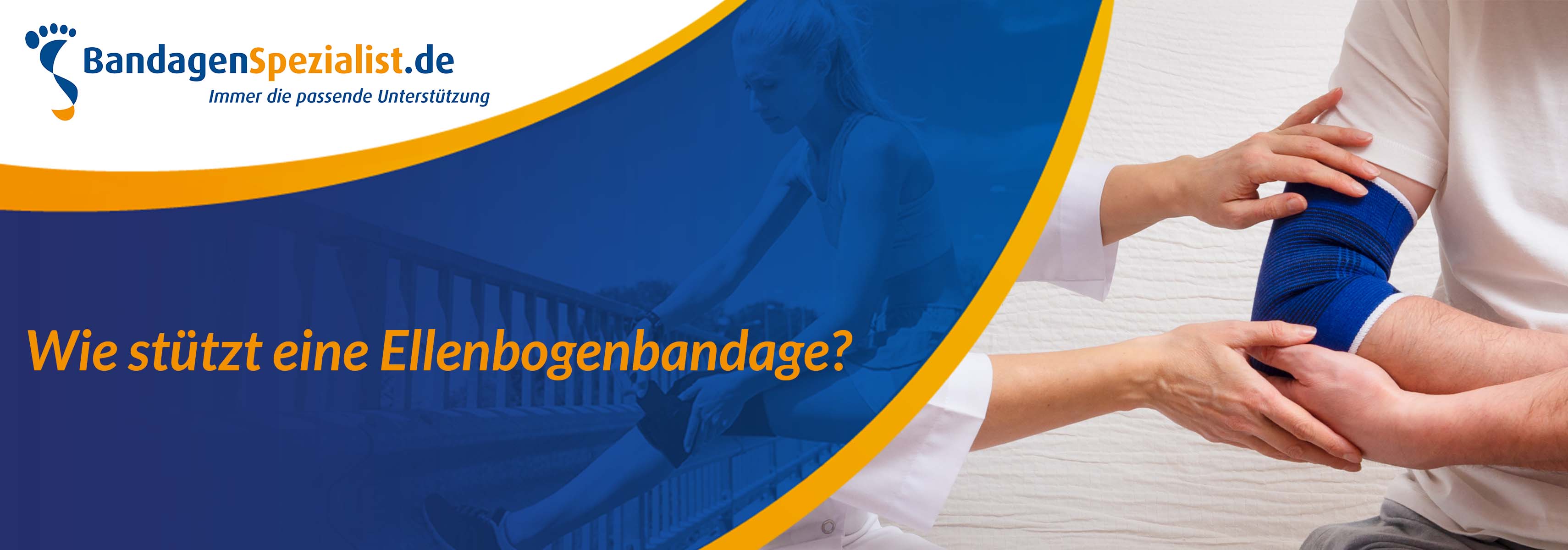 Wie stützt eine Ellenbogenbandage