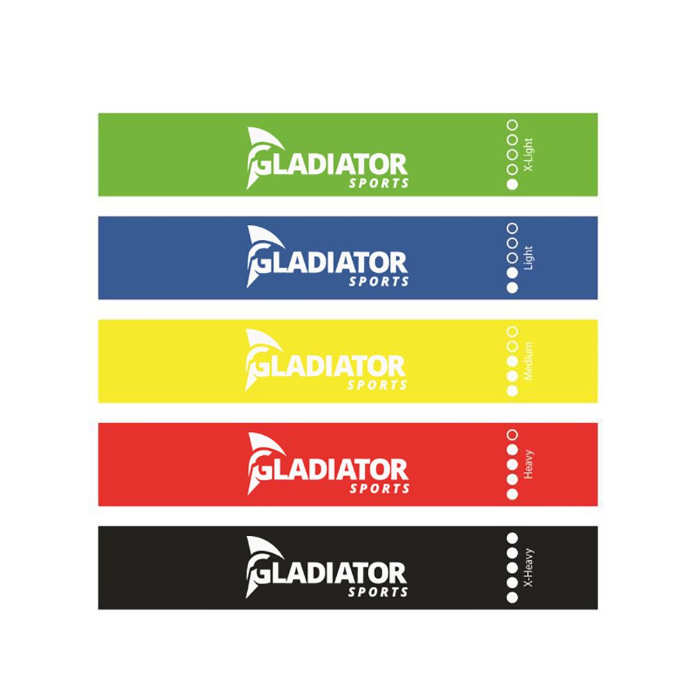 gladiator sports resistance bands front view