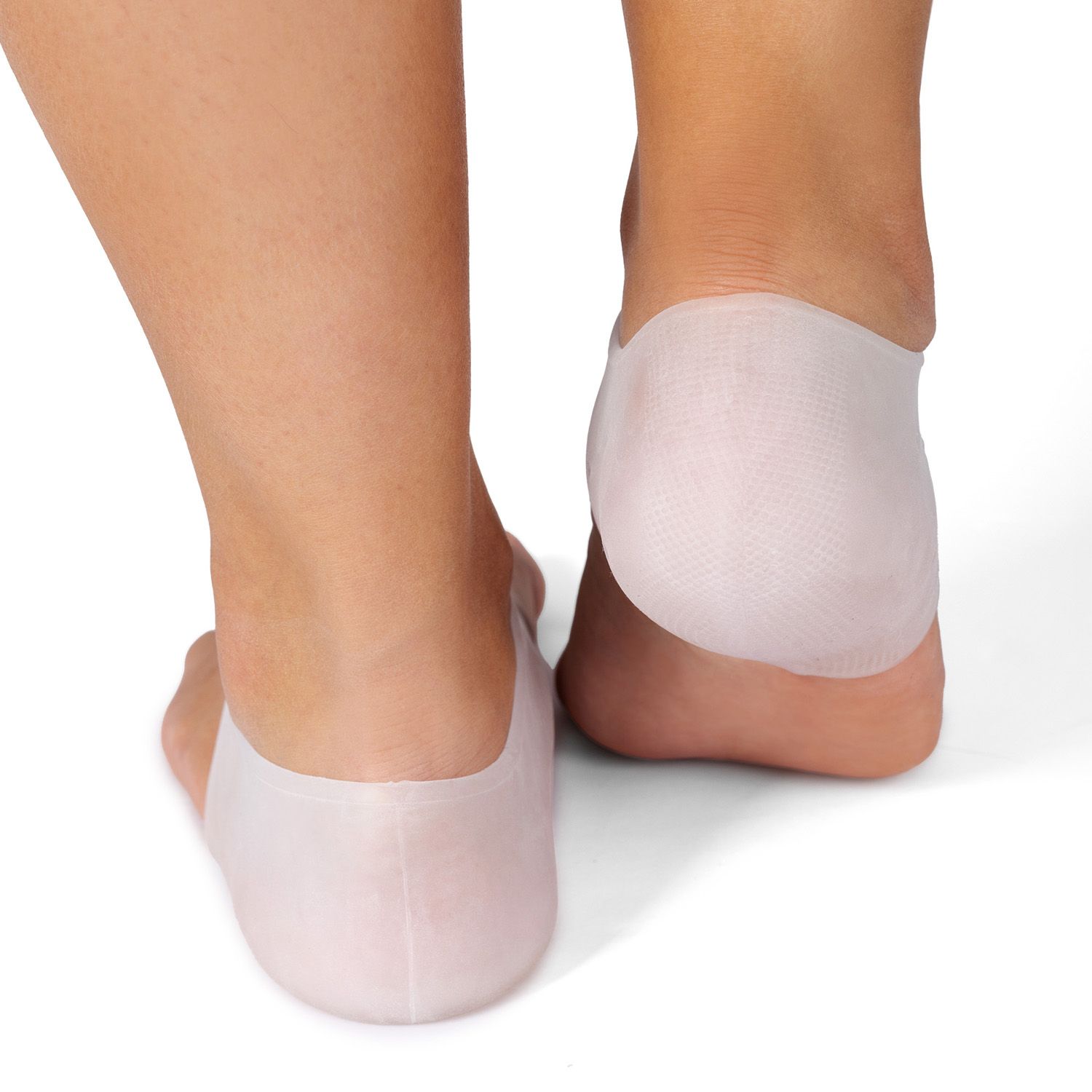 Solelution Silikon Fersenschutz – Fersensocken Rückansicht