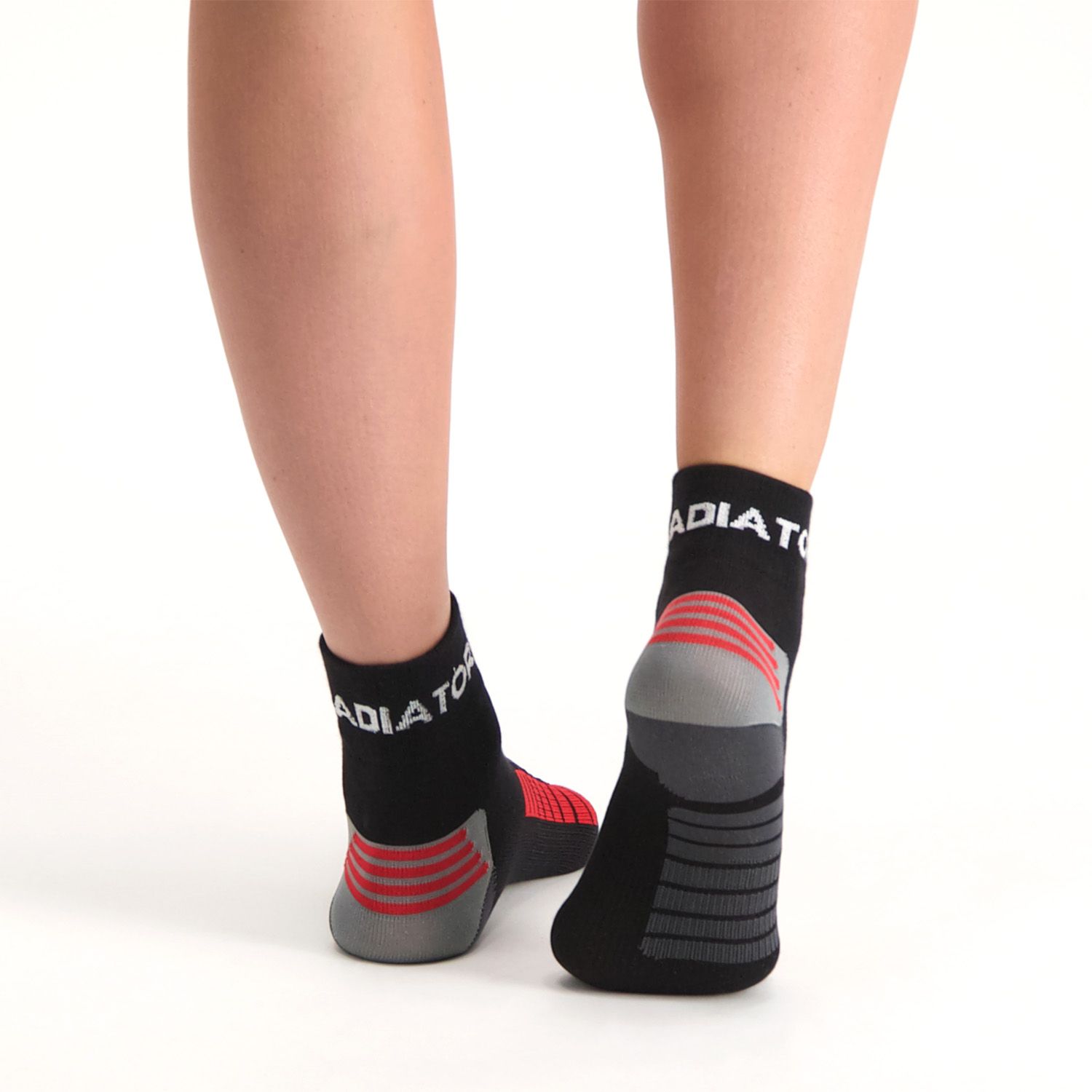 Gladiator Sports Kompressionssocken Schwarz Rückansicht