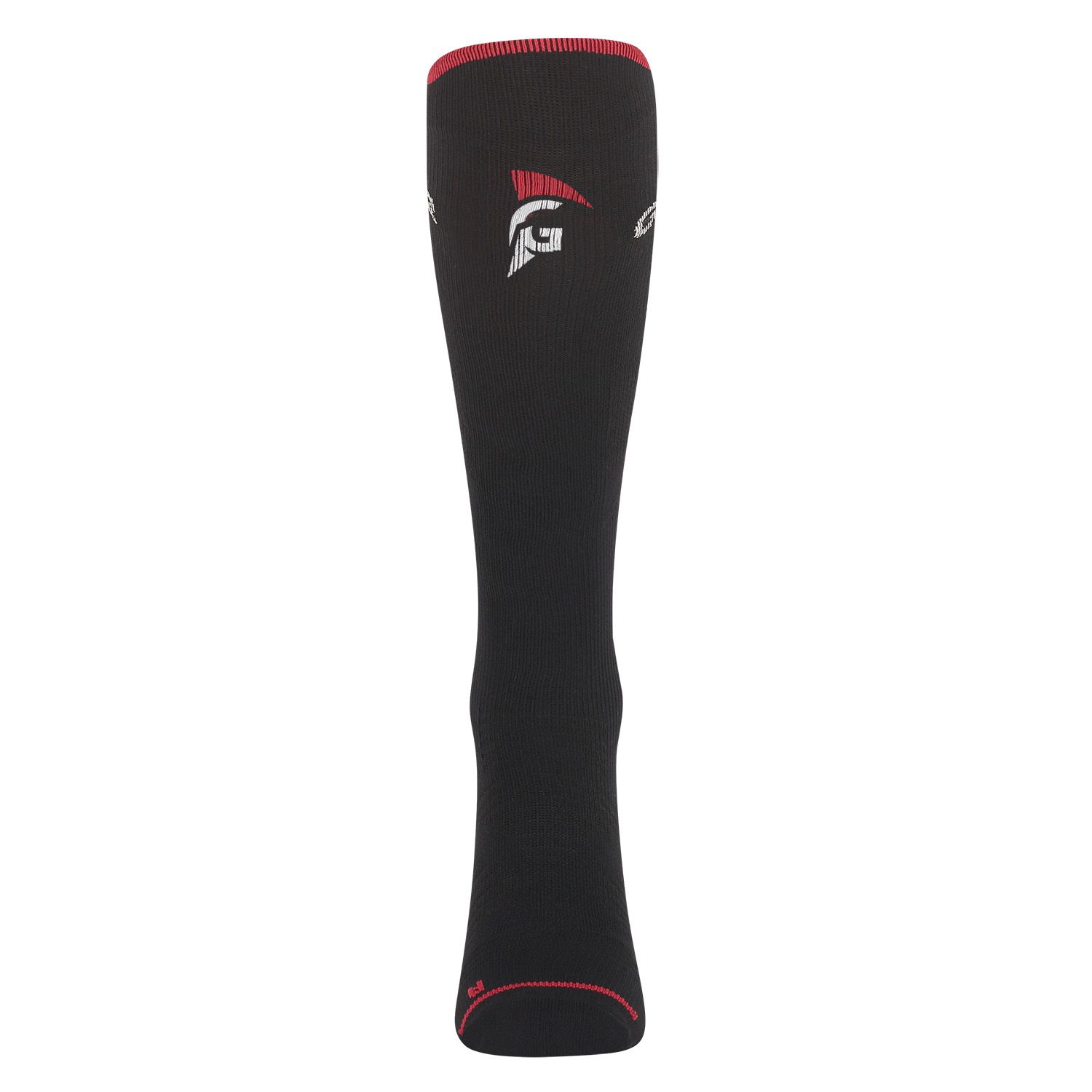 Front view of the Gladiator Sports Compression Stockings in Black