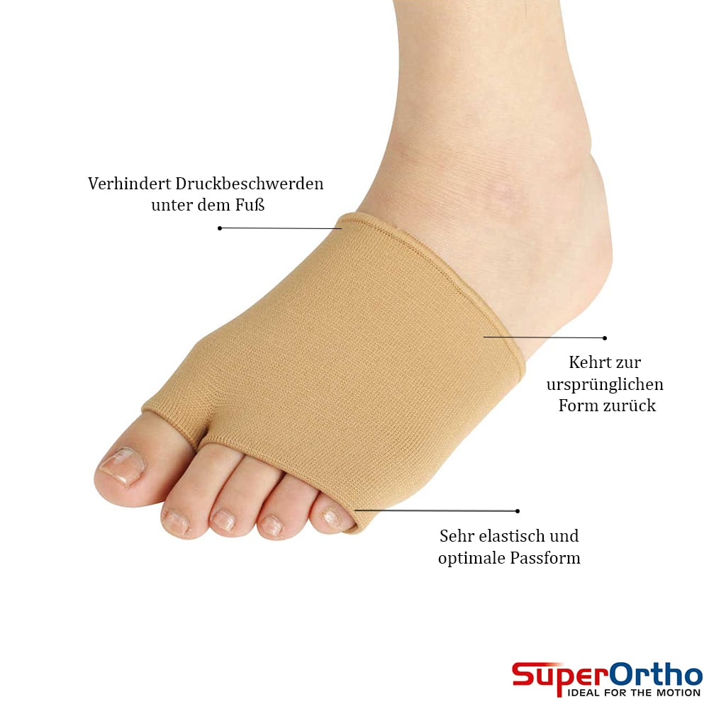 Super Ortho Vorfußpolster (Softgel) Produktspezifikationen