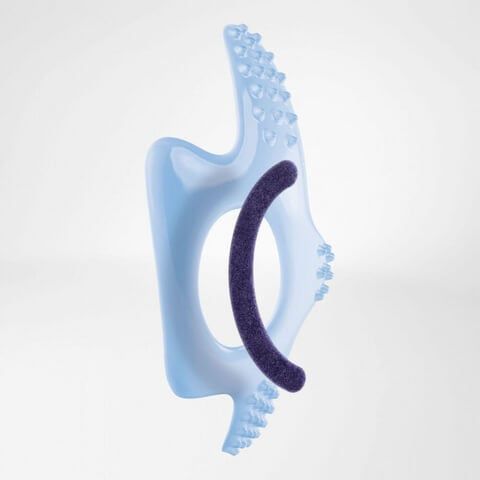 Elemente der Pelotte der Bauerfeind GenuTrain A3 Kniebandage