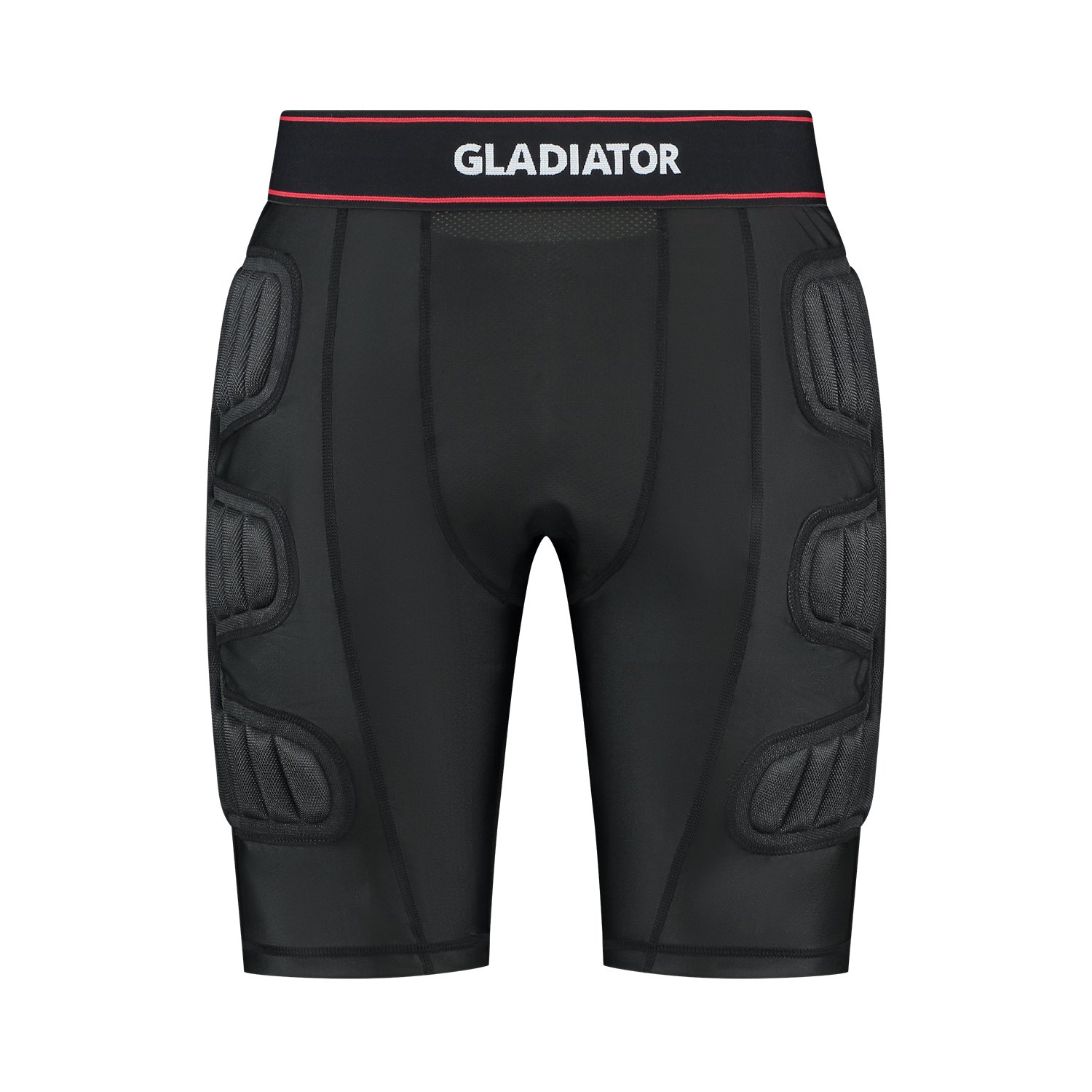 Front view of the Gladiator Sports Goalkeeper Protection Shorts