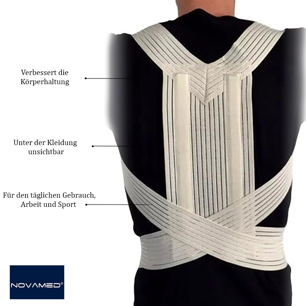 Novamed atmungsaktive Geradehalter / Haltungskorrektur Produktspezifikationen