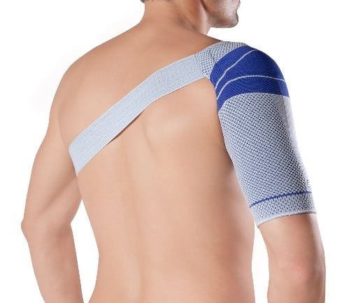 Bauerfeind Omotrain S Shoulder Support back view