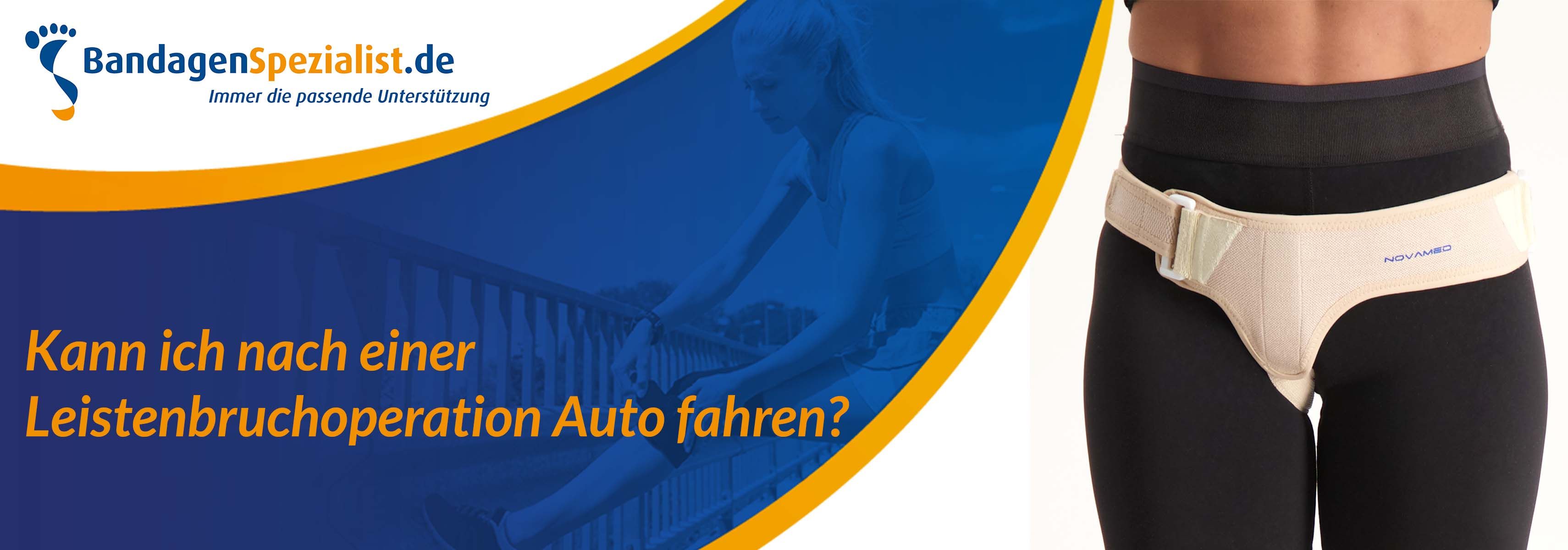 Kann ich nach einer Leistenbruchoperation Auto fahren