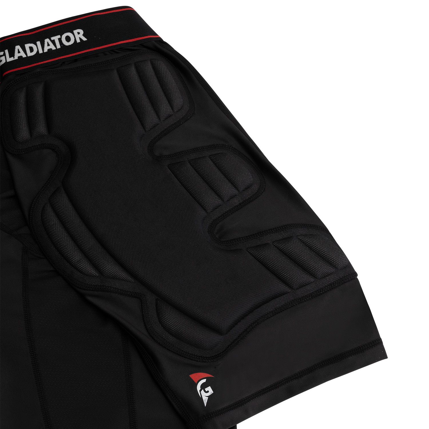 Gladiator Sports Goalkeeper Protection Shorts left leg padding