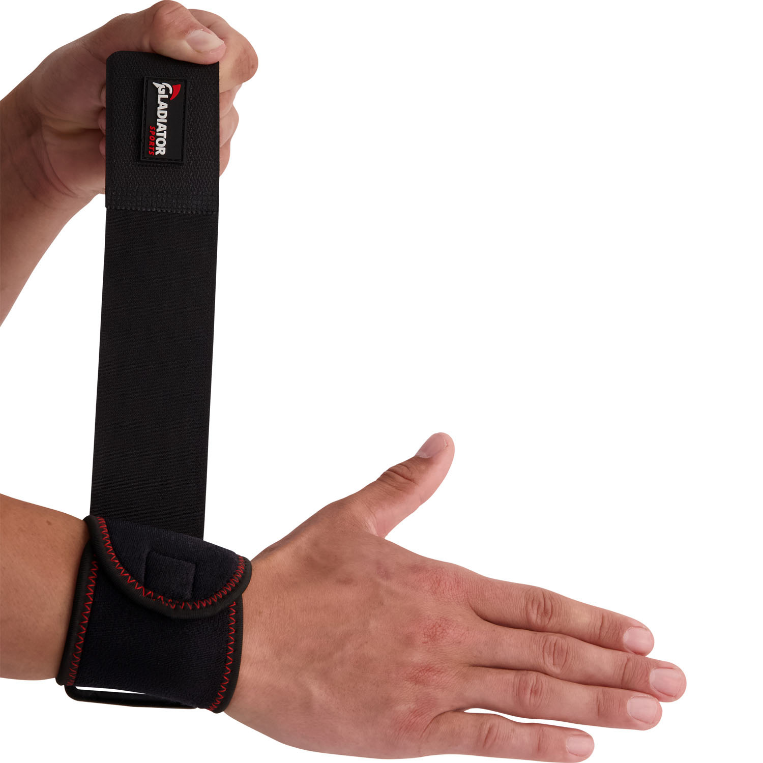 Gladiator Sports Handgelenkbandage Anziehen