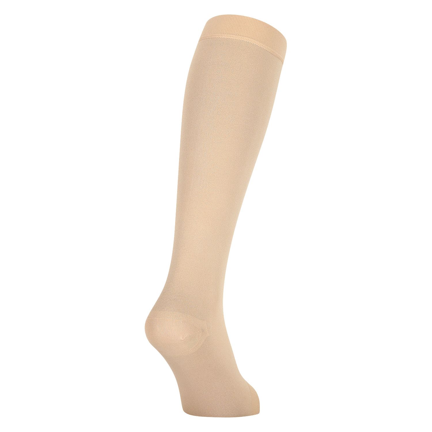 Back view of the Dunimed Premium Comfort Compression Stockings Pressure Class 1 - Open Toe unworn