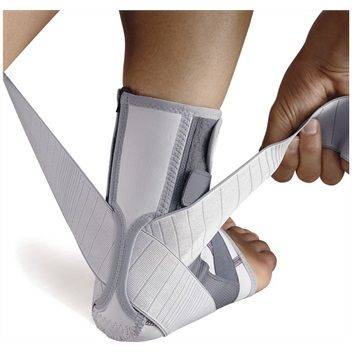 Push Med Knöchelbandage Rückseite anziehen