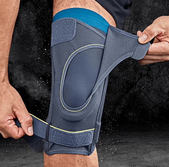 Push Sports Kniebandage anziehen