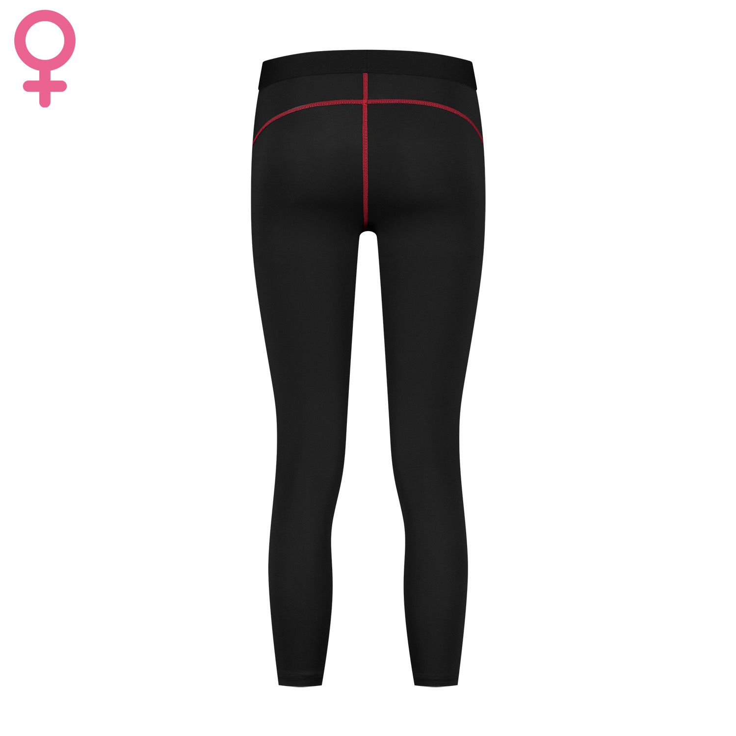Back view of the Gladiator Sports Compression Tights Long for women