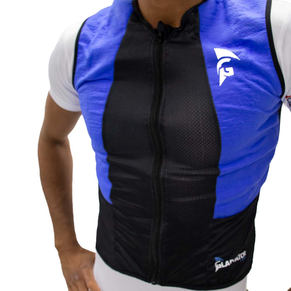 Male model wearing the Gladiator Cool - Bodycool Cooling Vest