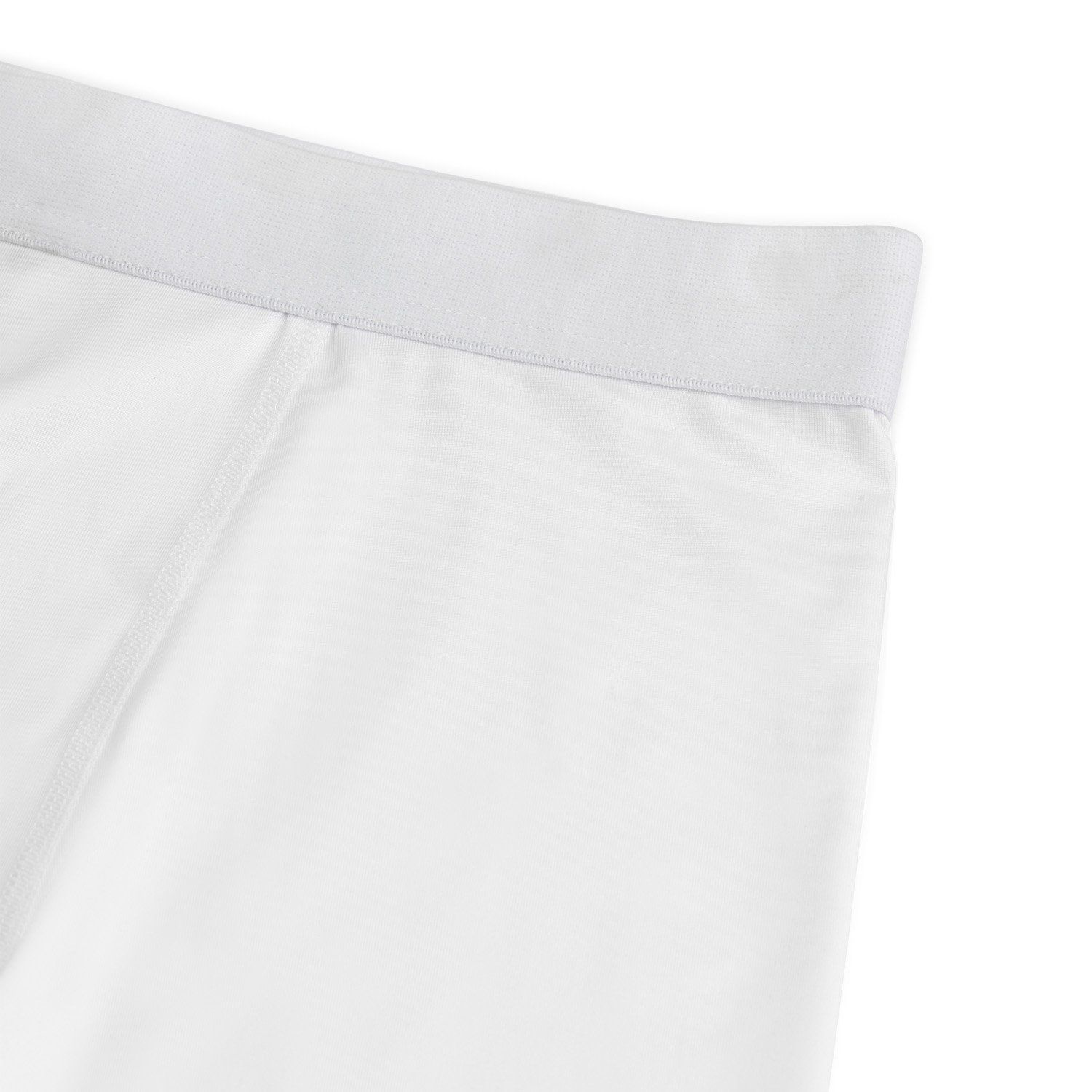 Waistband of the Gladiator Sports Men's Compression Shorts in White