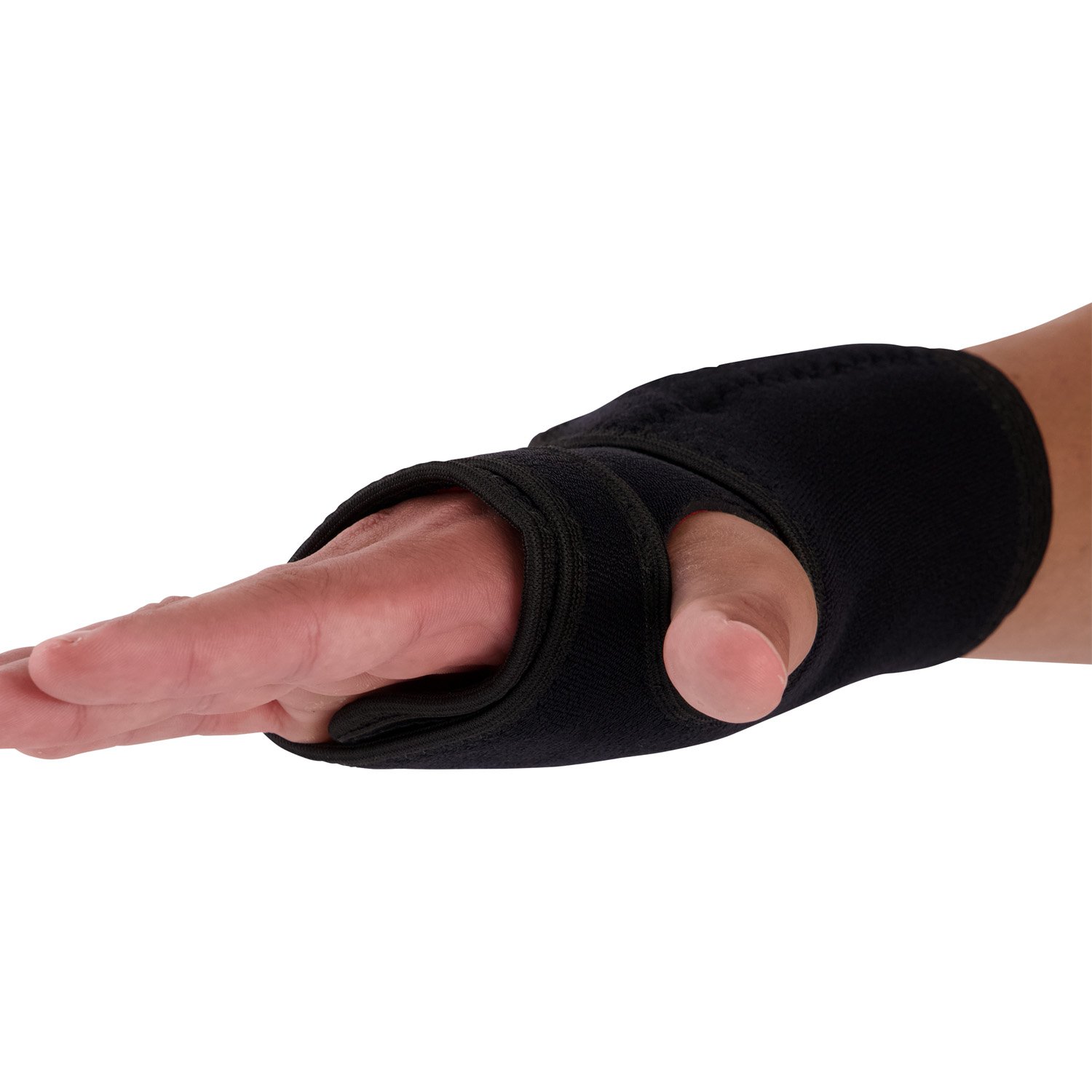 Model trägt die Dunimed Handgelenkbandage Karpaltunnelsyndrom