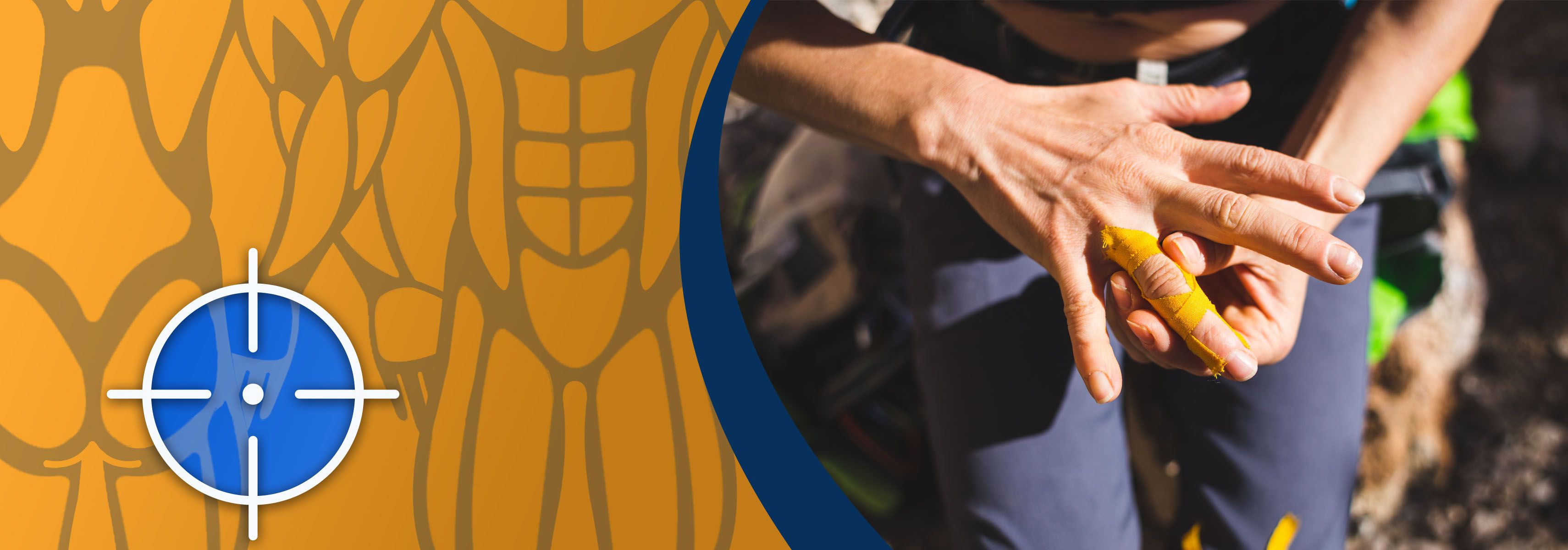 How should I tape my finger