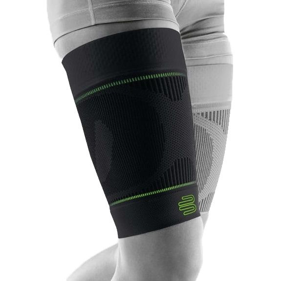 Bauerfeind Sports Kompression Oberschenkel Hamstring Sleeve getragen