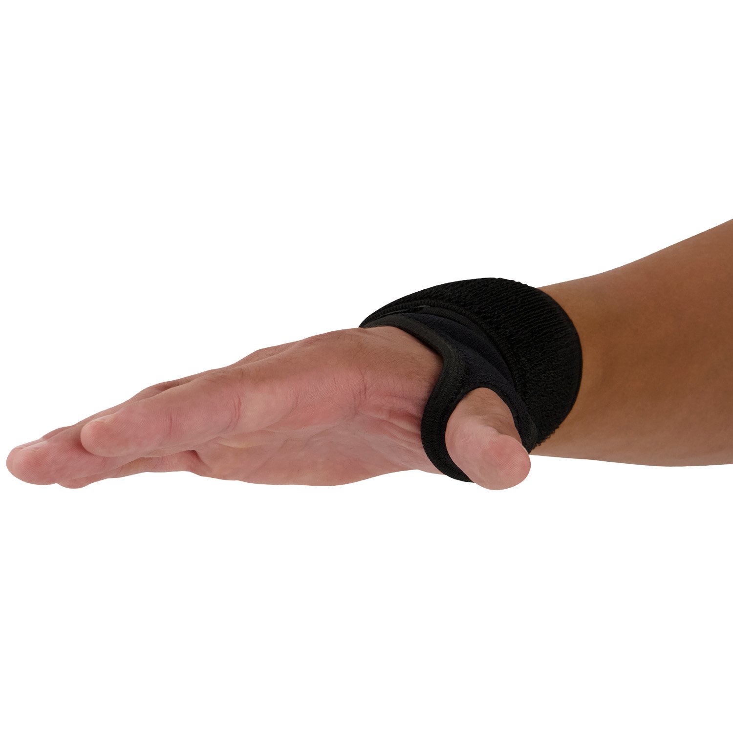 Front view of the Dunimed Wrist Support worn by model