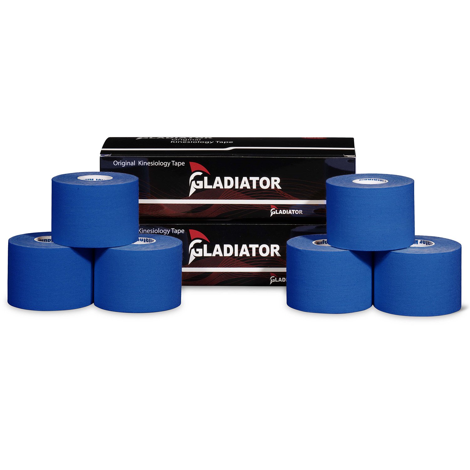 gladiator sports kinesiology tape six rolls dark blue