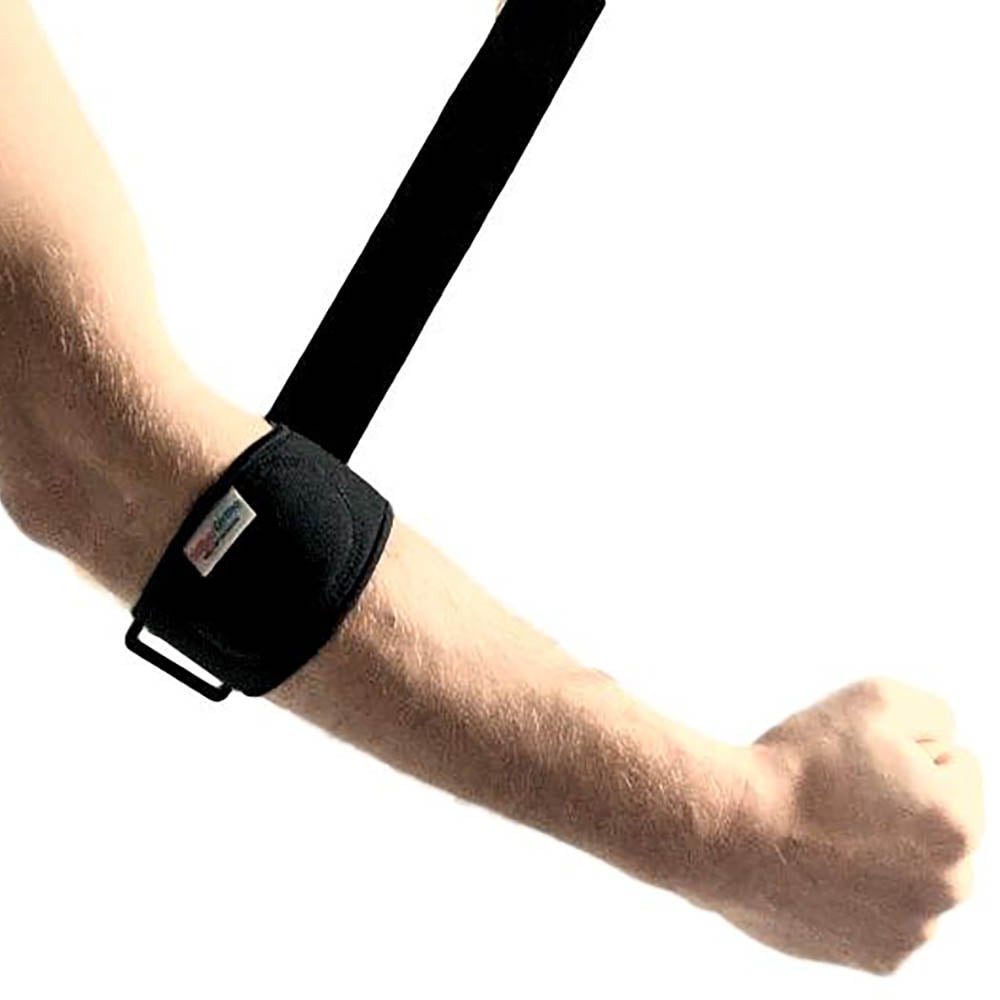 Super Ortho Tennisarm- / Tennisellenbogen- / Golferellenbogenbandage anziehen