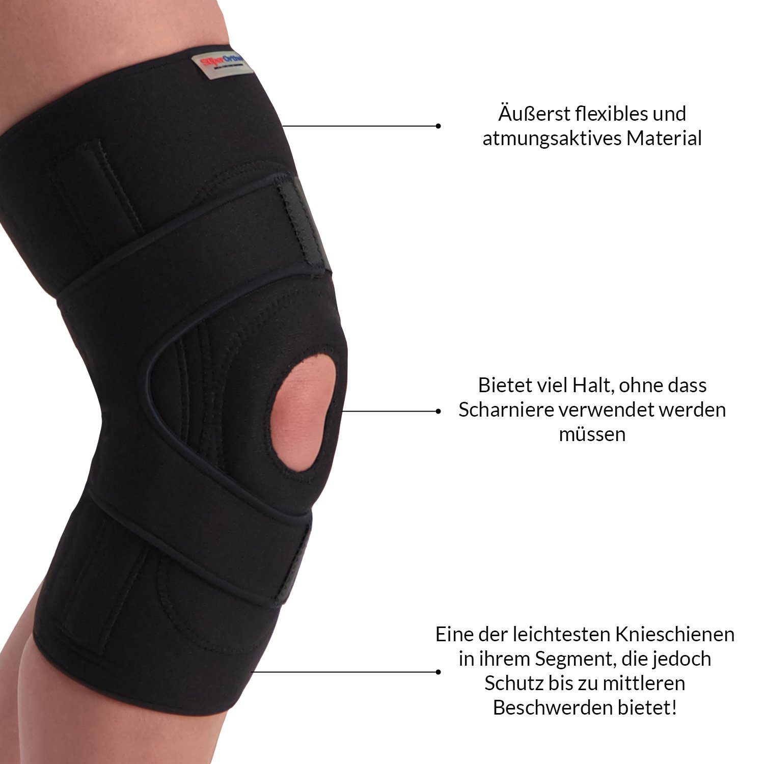 Super Ortho Patellabandage / Kniescheibenbandage Produktspezifikationen
