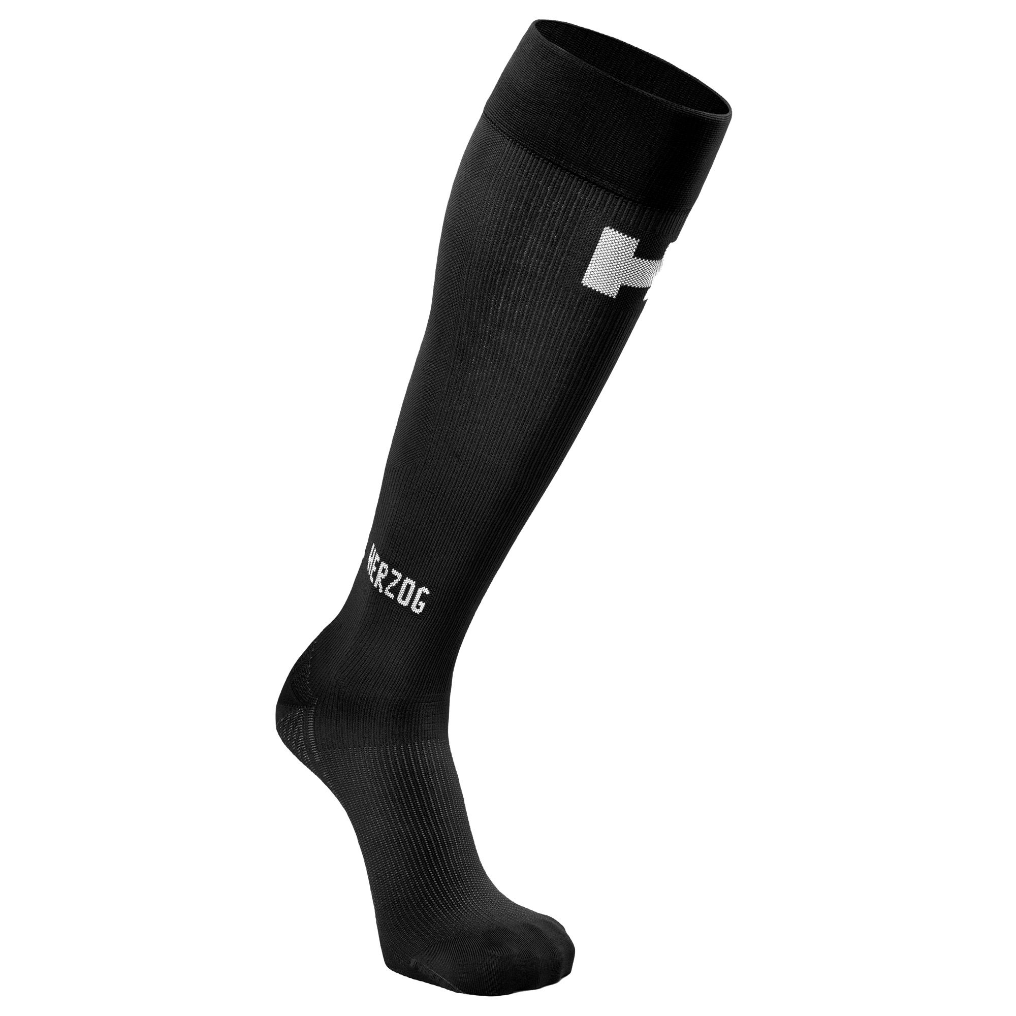 Herzog Sport Compression Stockings in the colour black side view