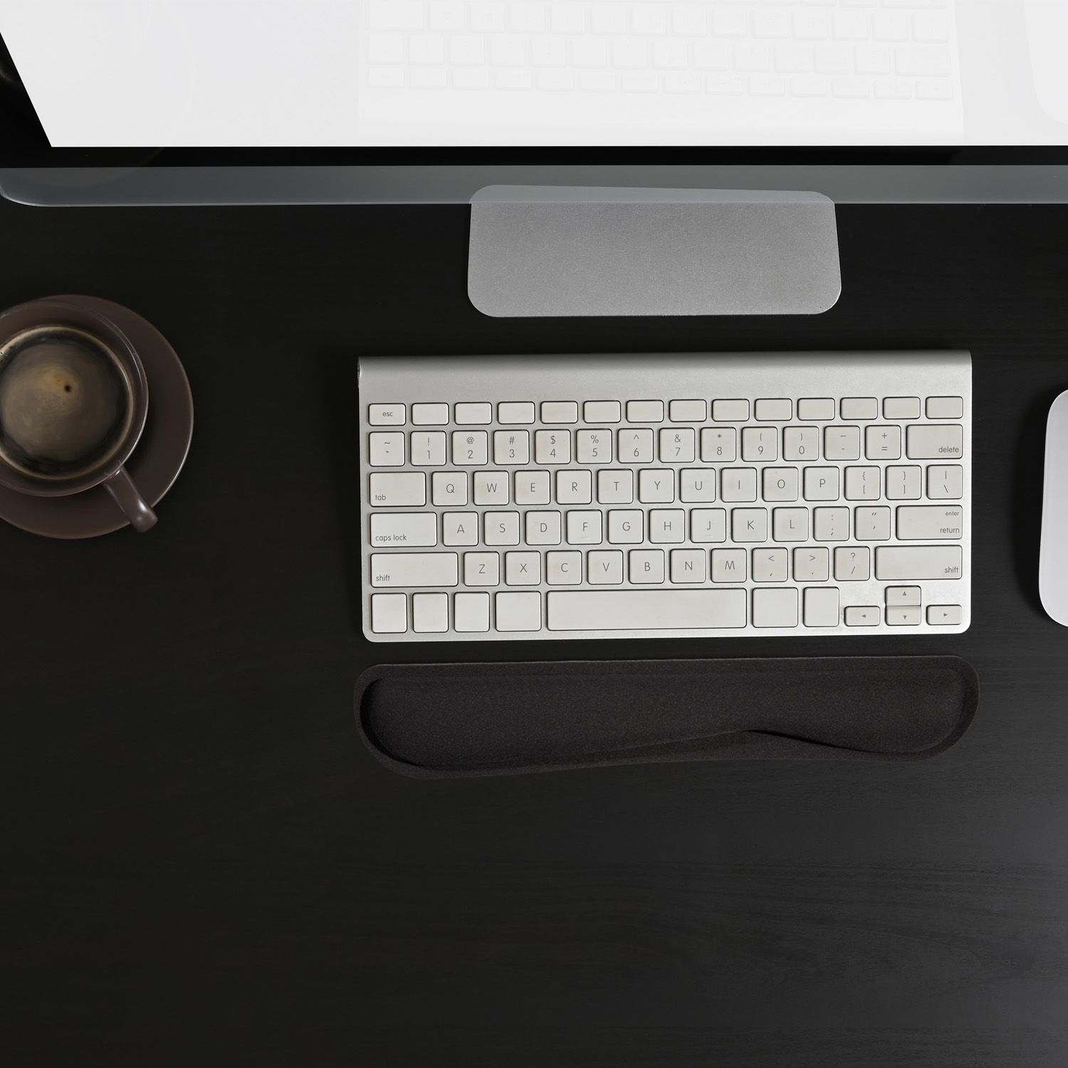 Dunimed Ergonomischer Handauflage Tastatur an der tastatur befestigt