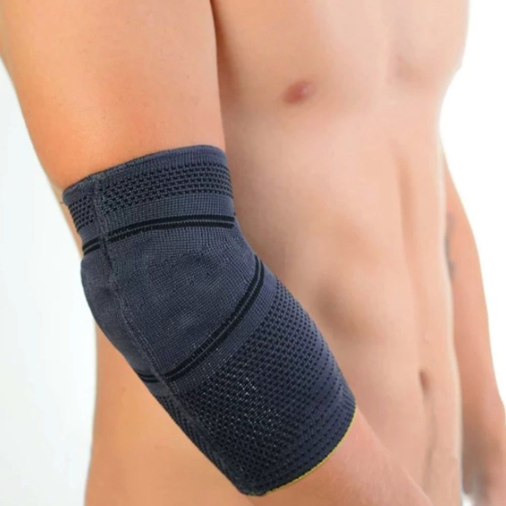 Novamed Ellenbogenbandage - Premium Komfort getragen Draufsicht