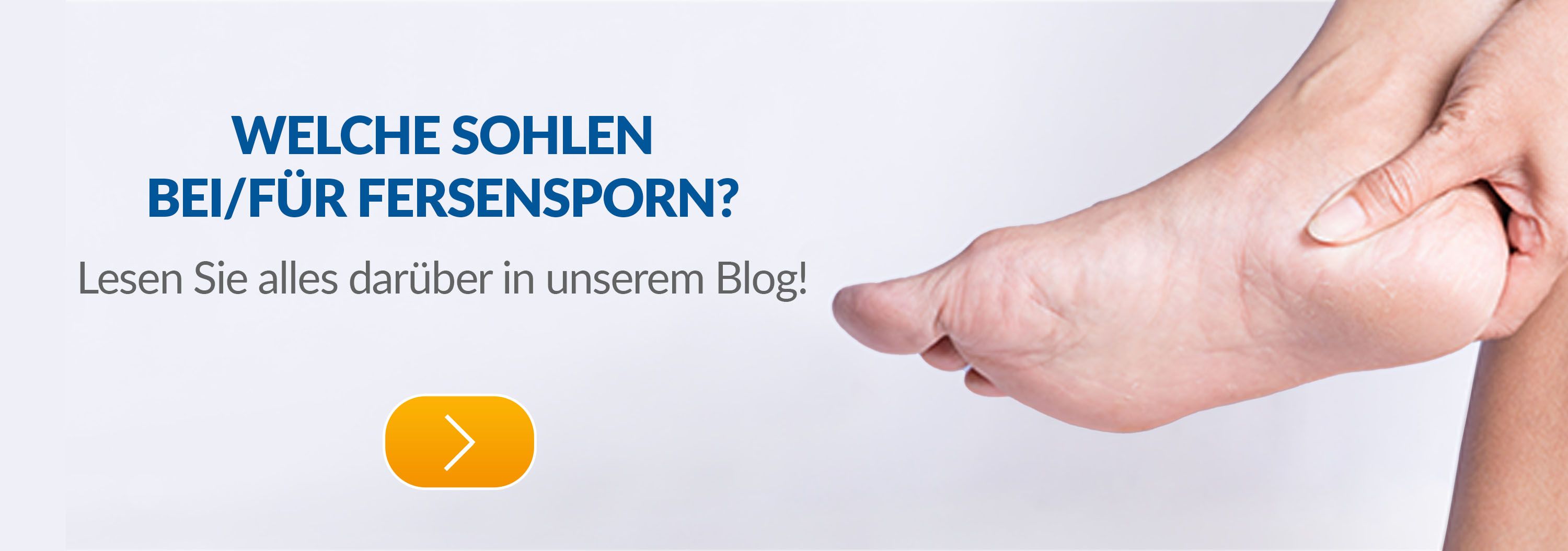 Blog über welche sohlen für Fersensporn