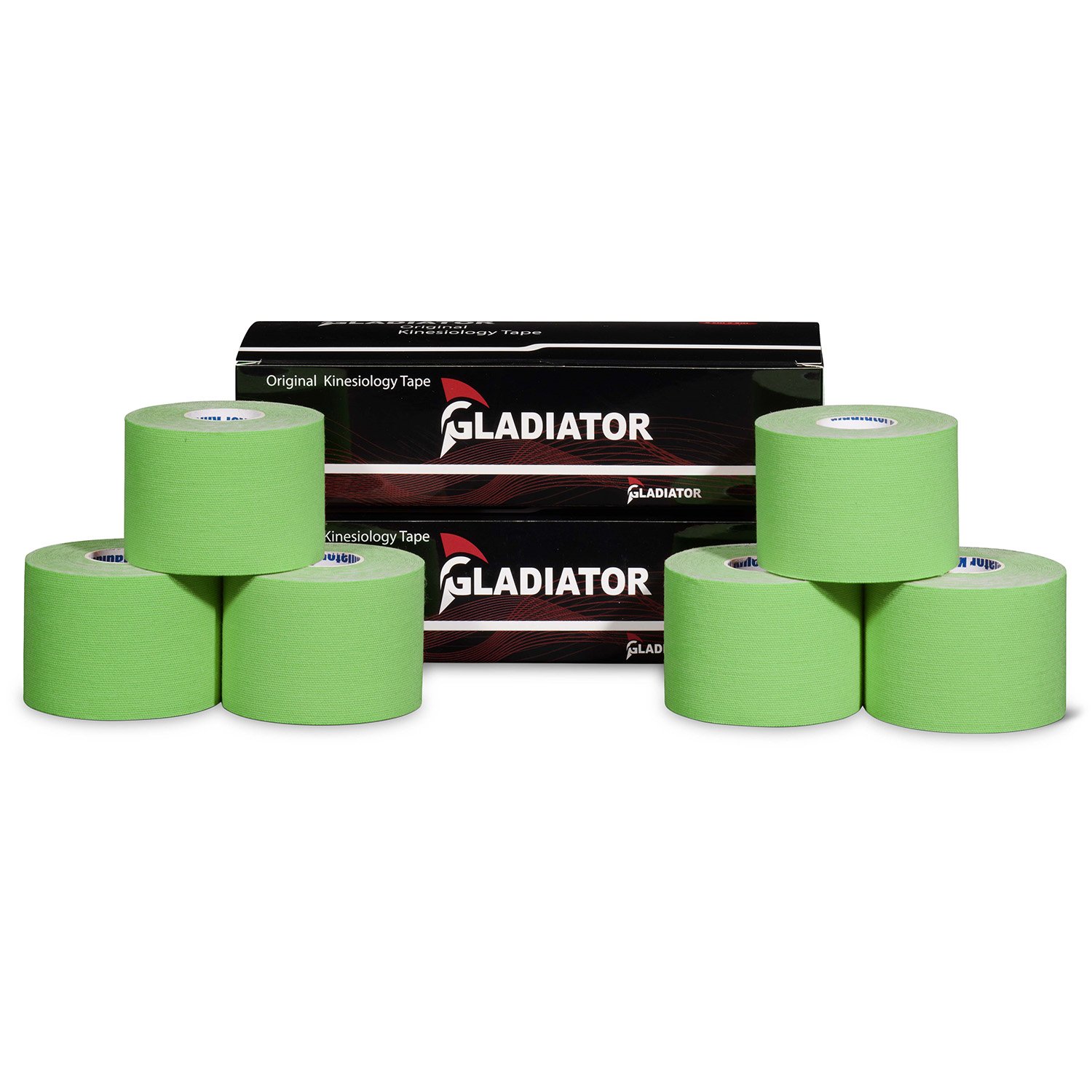 gladiator sports kinesiology tape six rolls green