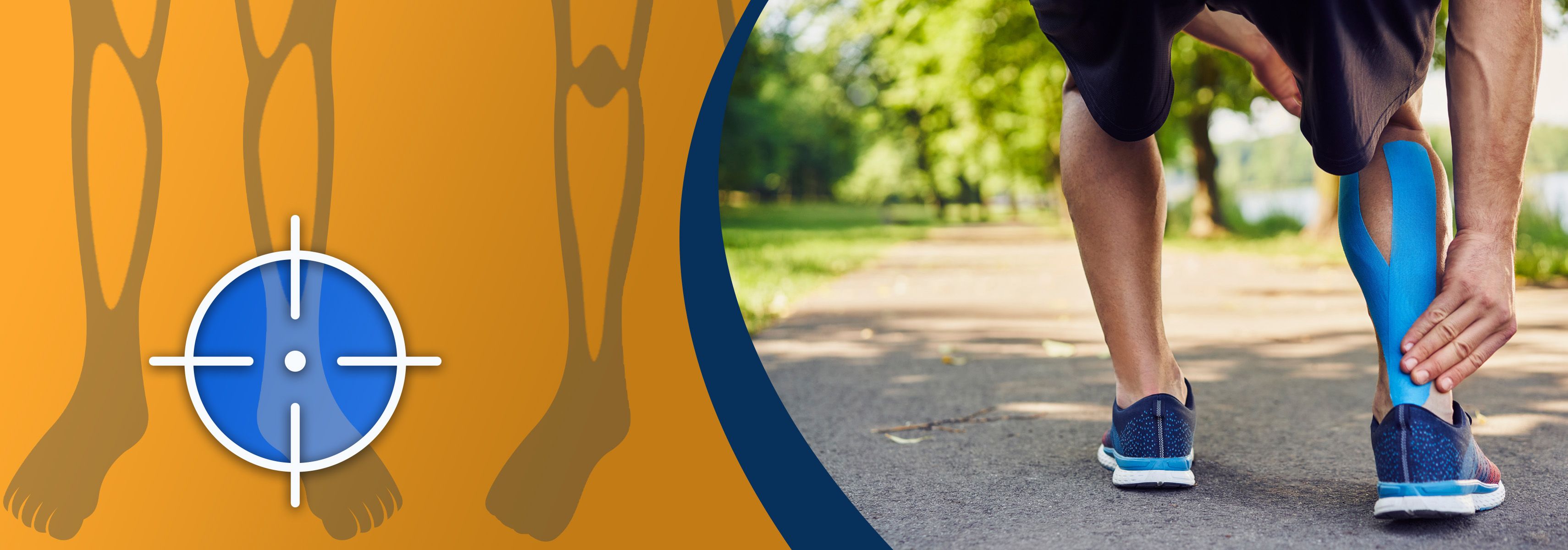 How should I tape my Achilles tendon