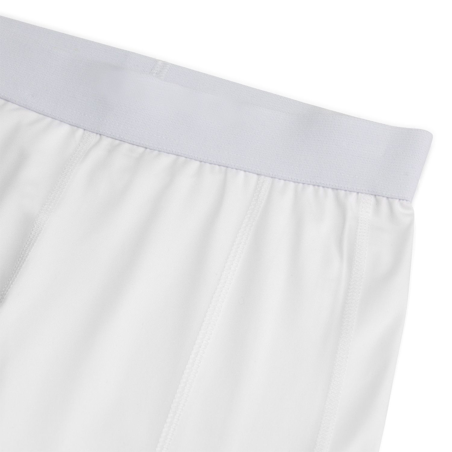 Waistband of the Gladiator Sports Women's Compression Shorts in White