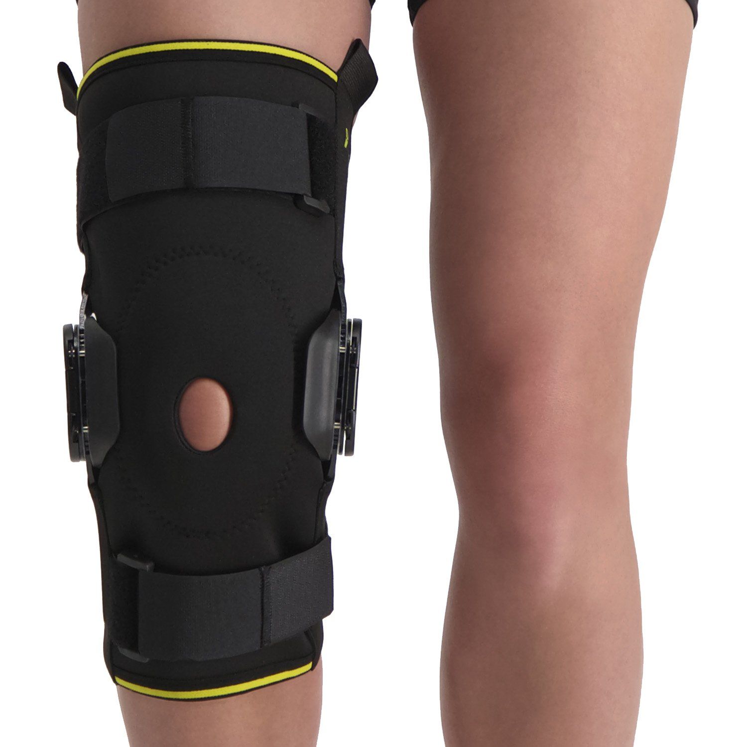 Novamed kniebandage mit einstellbaren Gelenken Vorderansicht