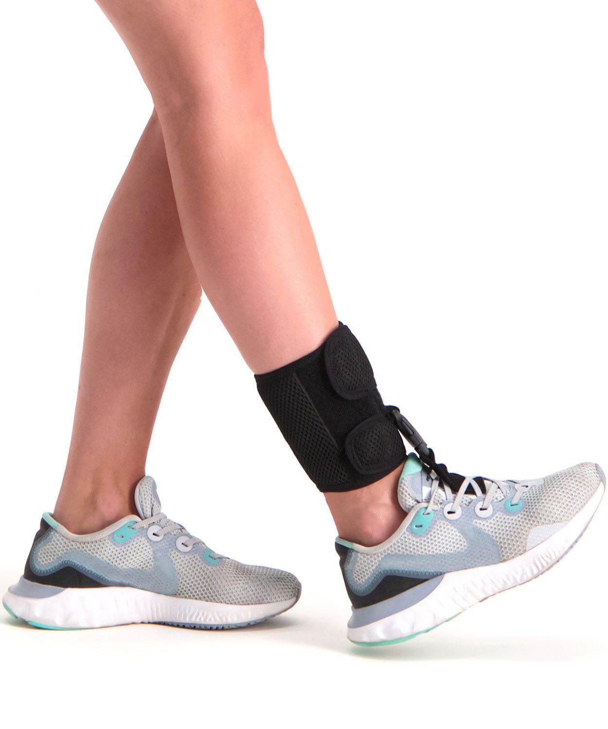 Novamed Foot up Fußheberorthese Seitenansicht laufend