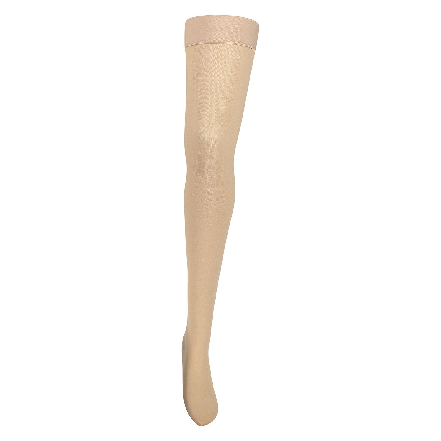 Front view of the Dunimed Premium Comfort Compression Stockings Groin Length - Closed Toe unworn