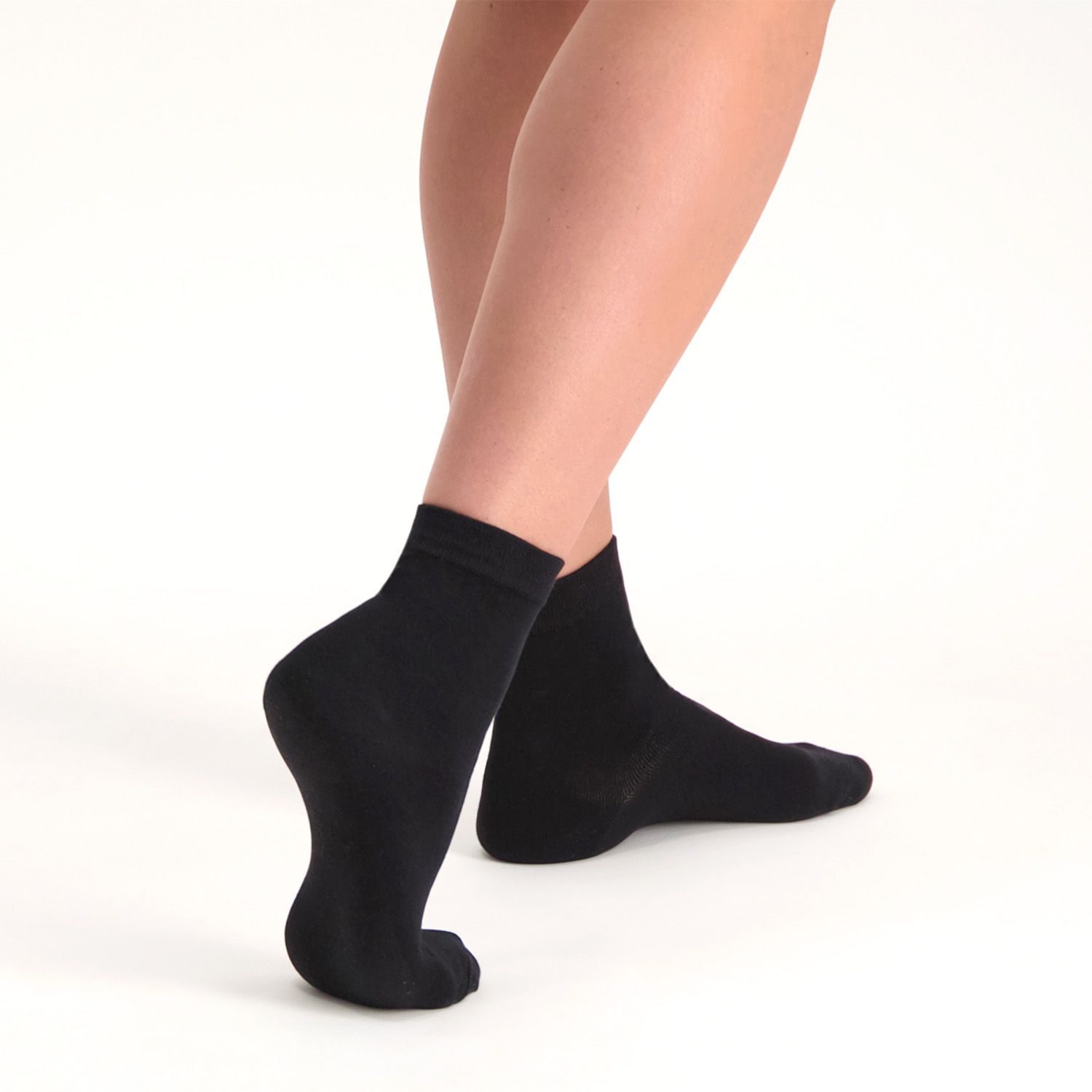 Solelution Socken mit Silikon Fersenschutz Rückansicht